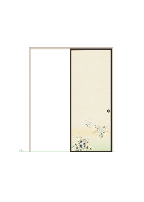 襖 片引き しんせん No.011（扉のみ）ハリマ産業株式会社