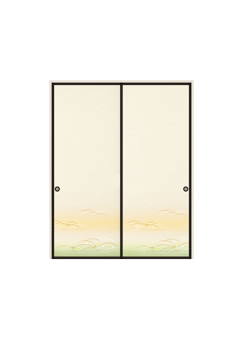 襖 引違い2枚 しんせん No.021（扉のみ）ハリマ産業株式会社